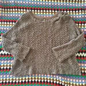 Free People chunky knit sweater